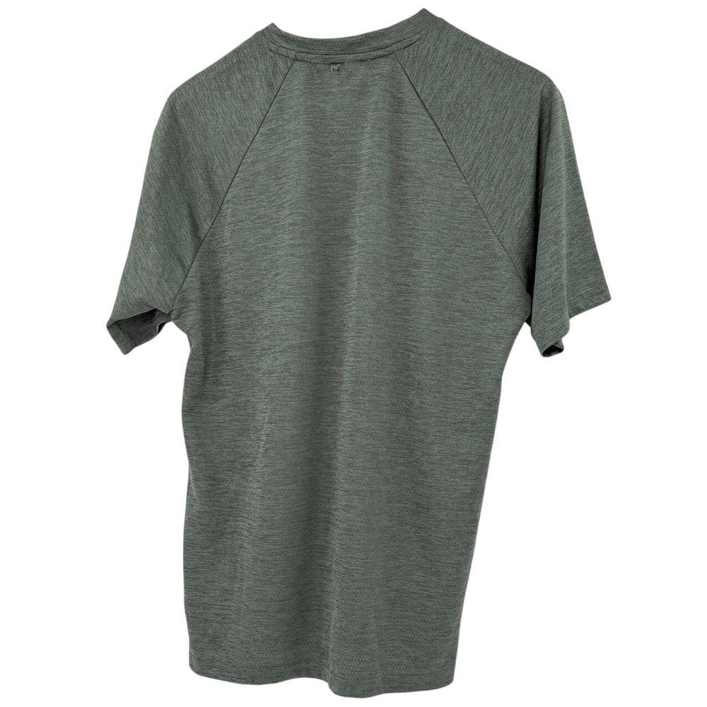 Balance Collection Mens Heathered Sage Green Raglan Performance T-Shirt Flaw - Picture 2 of 10